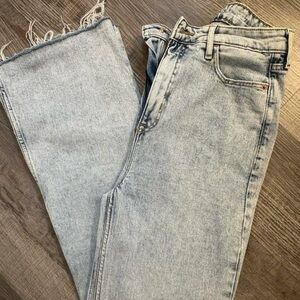 Old Navy High-Rise Flare Jeans - Light Blue